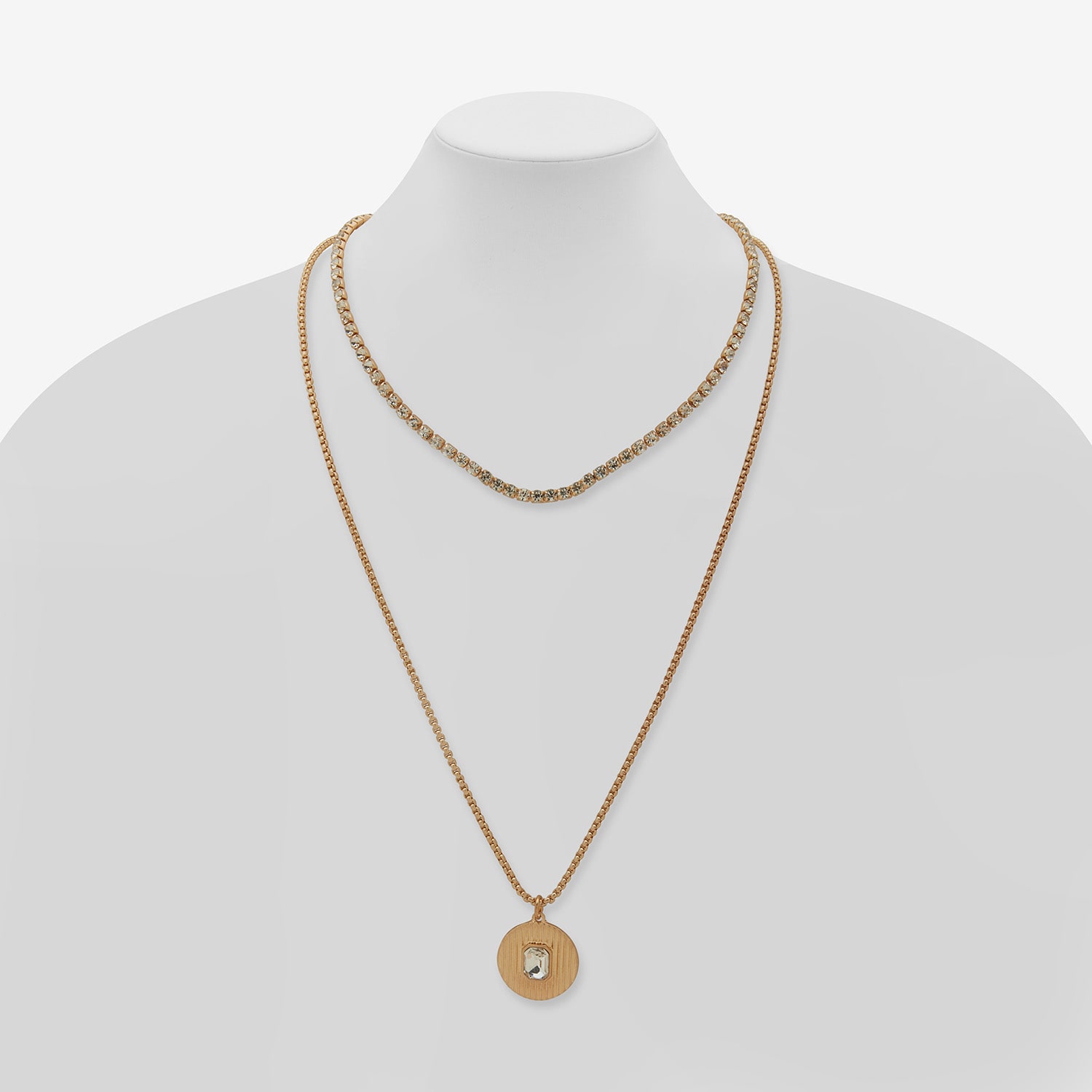 A.N.A Womens 16 Inch Pendant Necklace