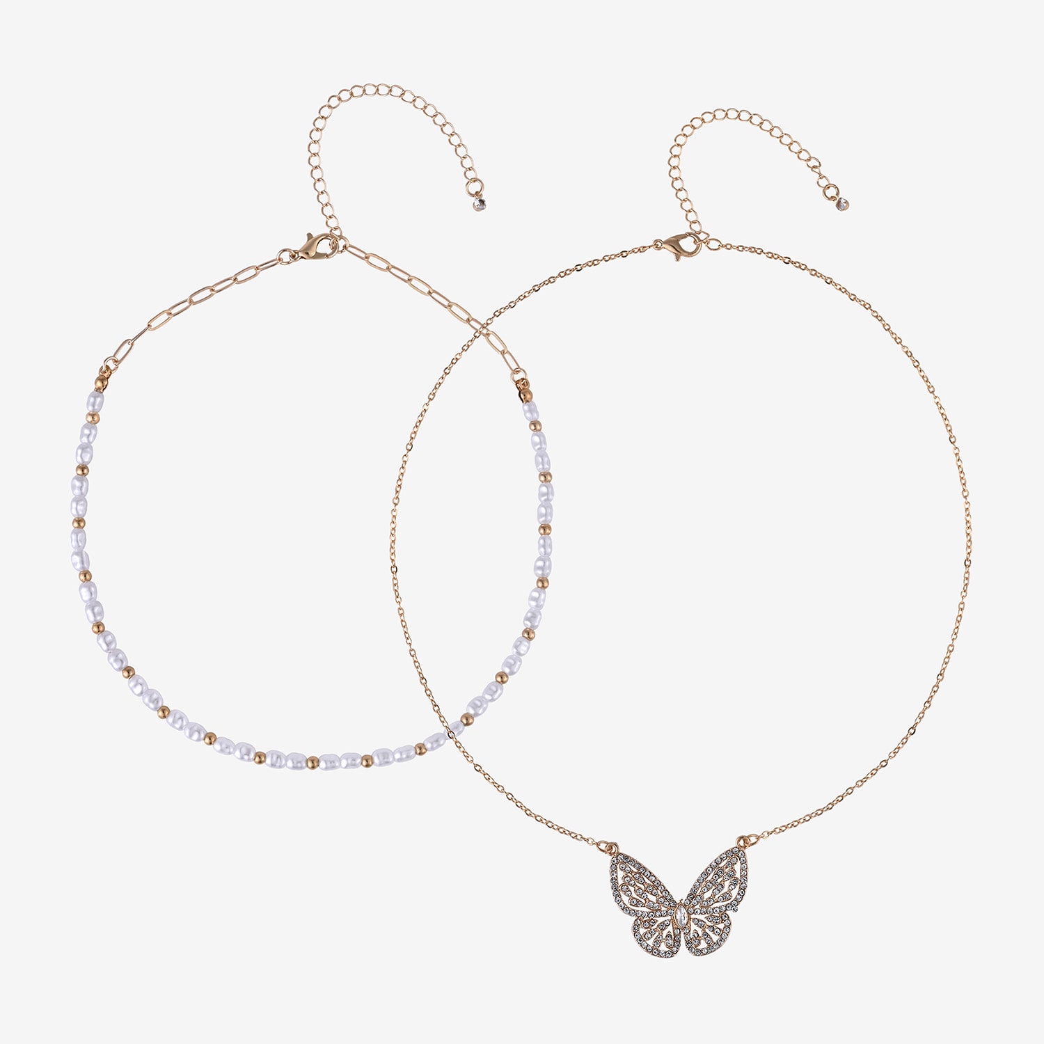 Arizona Womens Butterfly 14 Inch Pendant Necklace