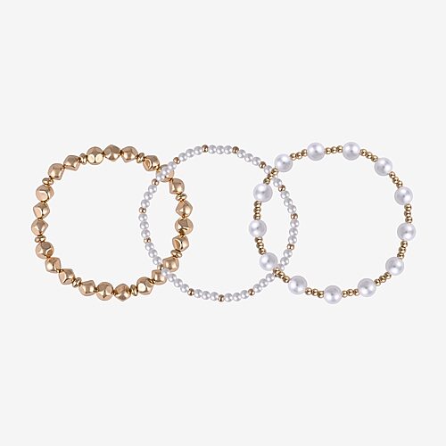 Arizona Womens 3-pc. Bracelet Set In Yellow