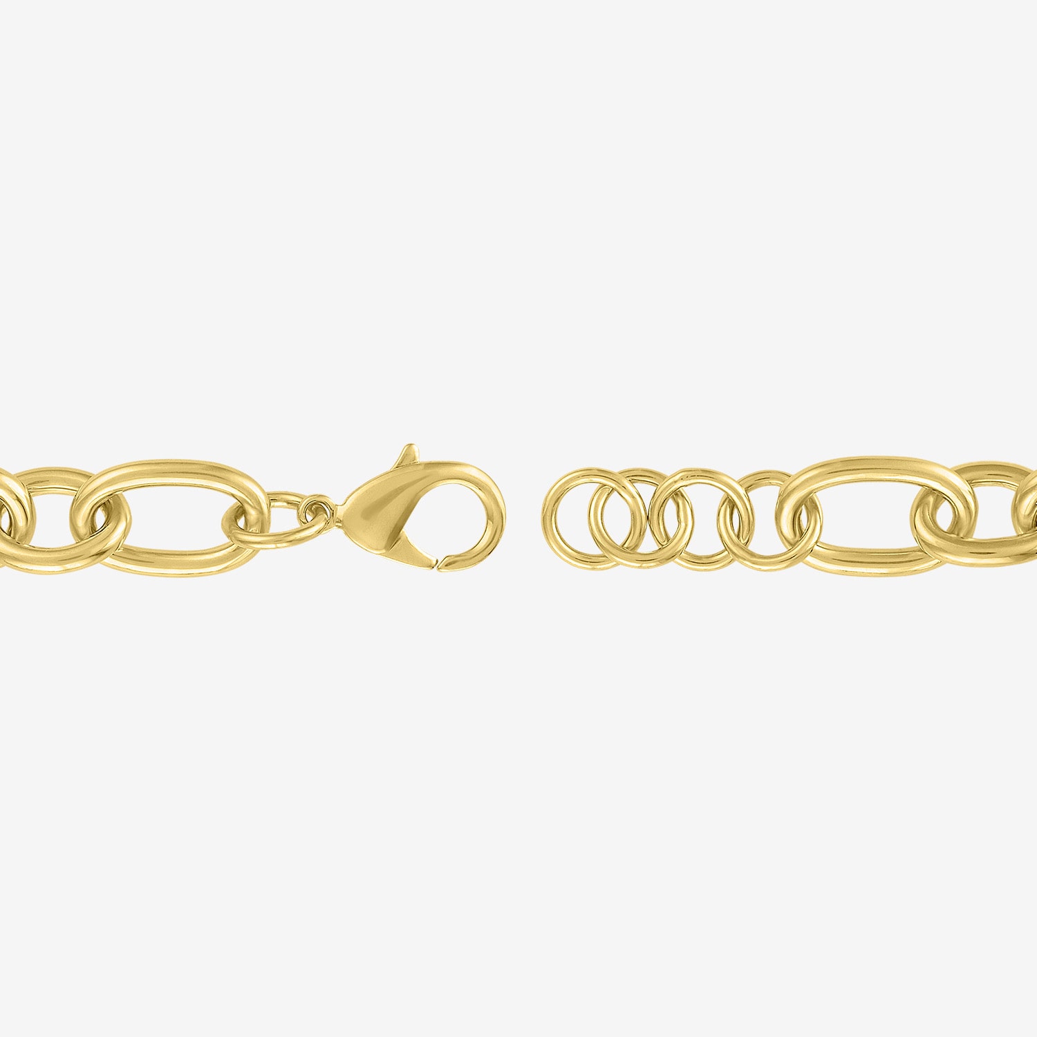 Bold Addiction Womens 14K Gold Over Brass 17 1/2 Inch Chain Necklace