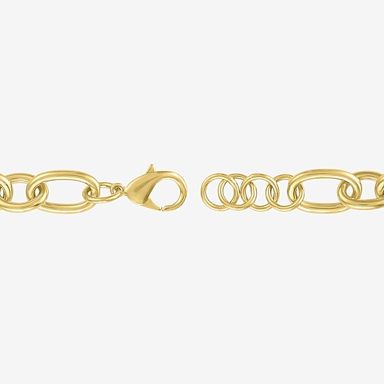 Bold Addiction Womens 14K Gold Over Brass 17 1/2 Inch Chain Necklace