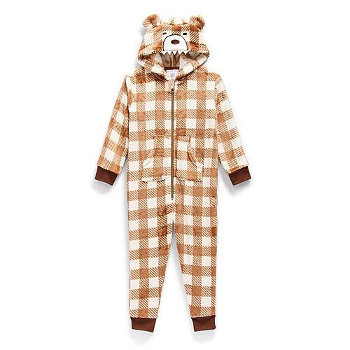 Jaclyn Babies'  Toddler Boys Licensed Sleep Toddler Boys Long Sleeve Pajama Set In Beige