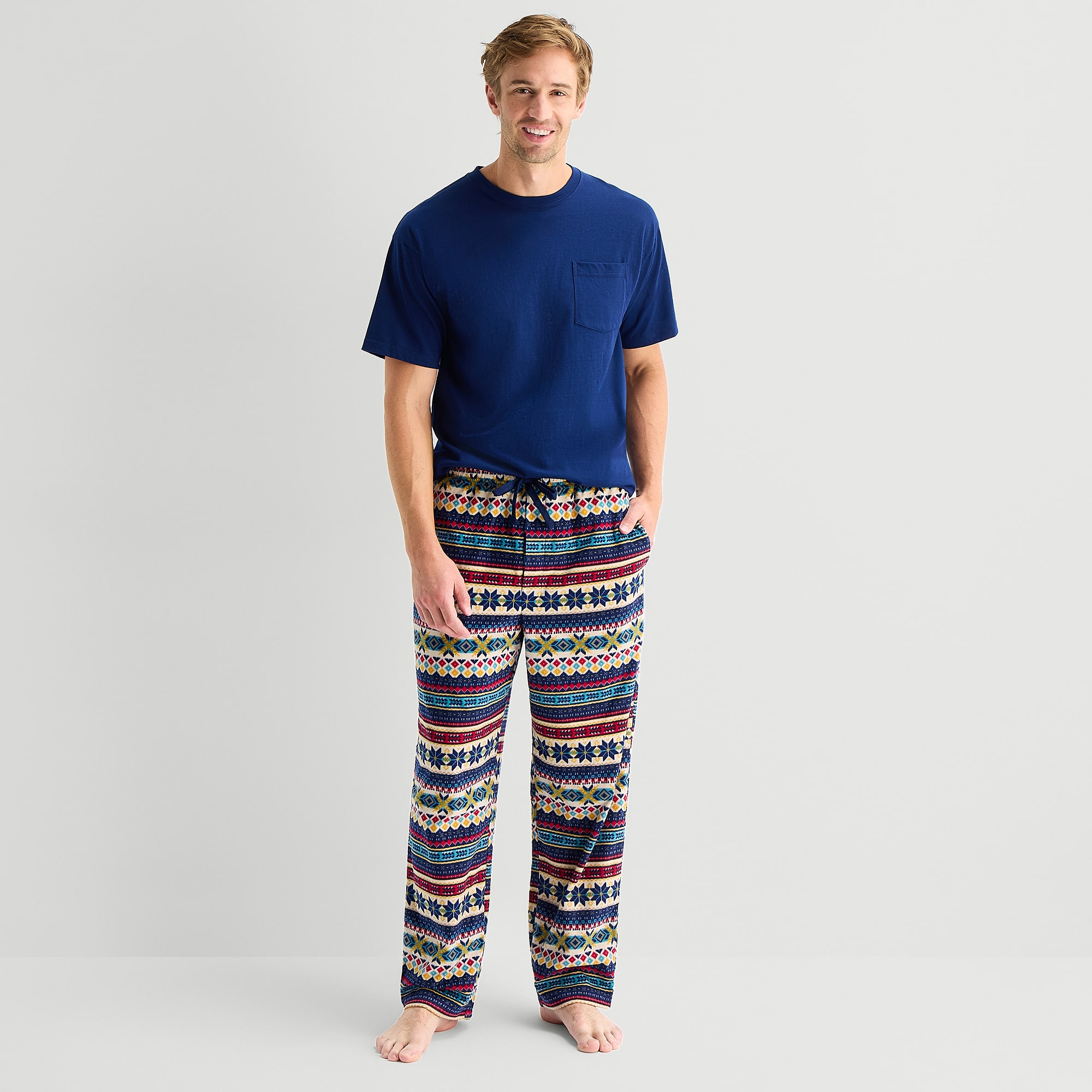 St. John's Bay Mens Microfleece Pajama Pants