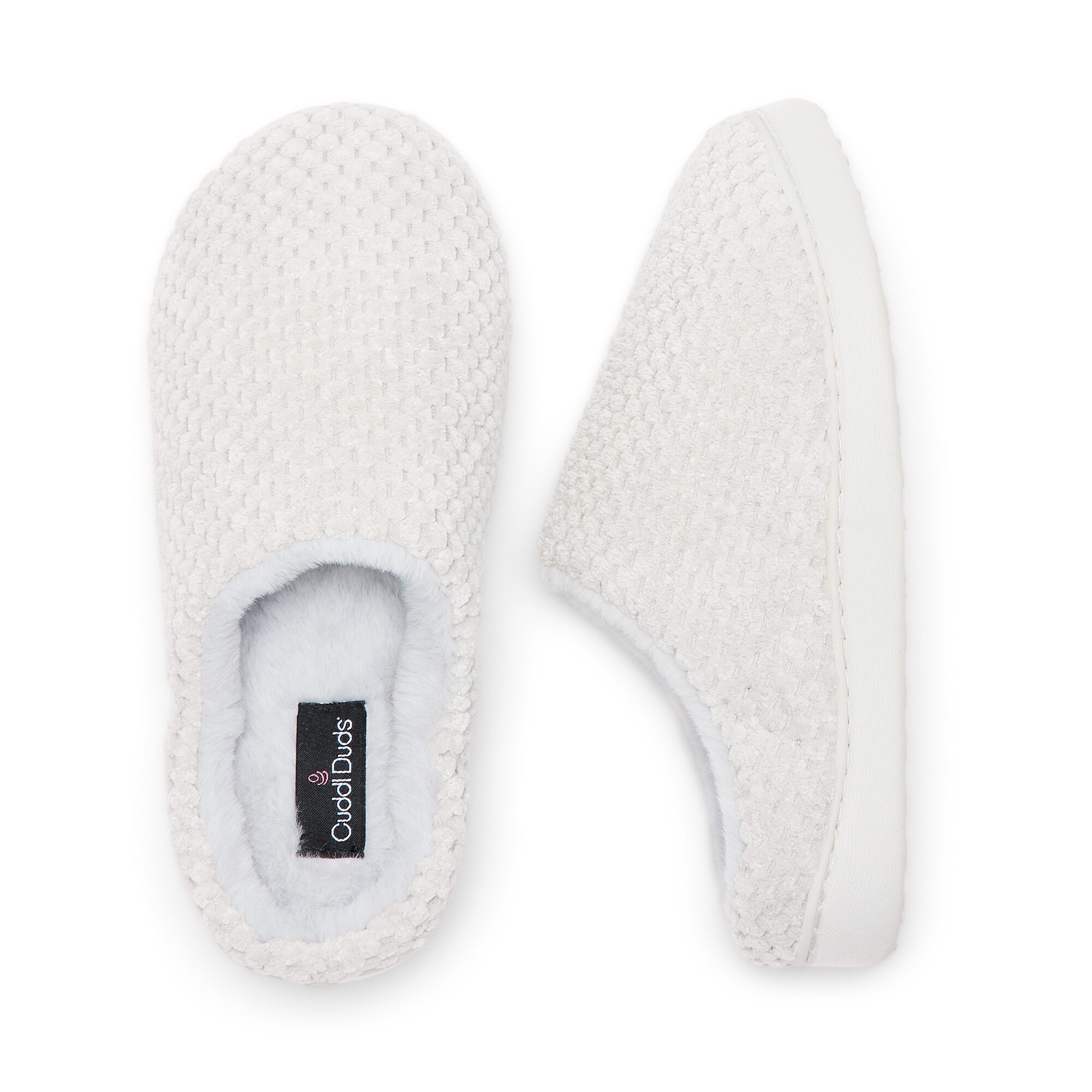 Cuddl Duds Popcorn Womens Memory Foam Clog Slippers
