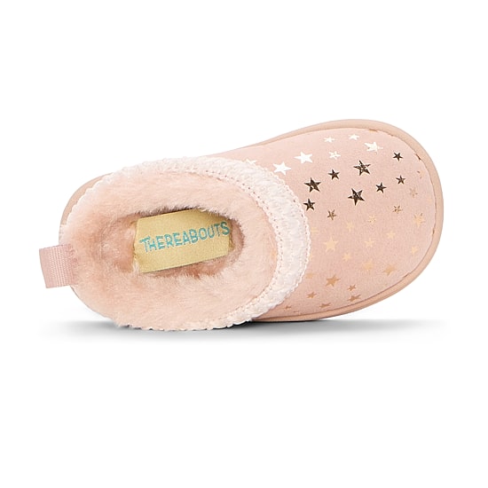 Thereabouts Lil Marley Girls Round Closed Toe Slip-On Shoe