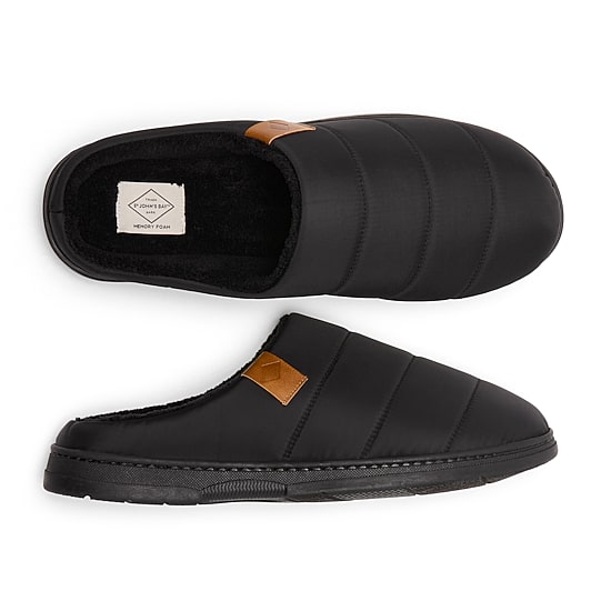 St. John's Bay Puffer Scuff Mens Moccasin Slippers