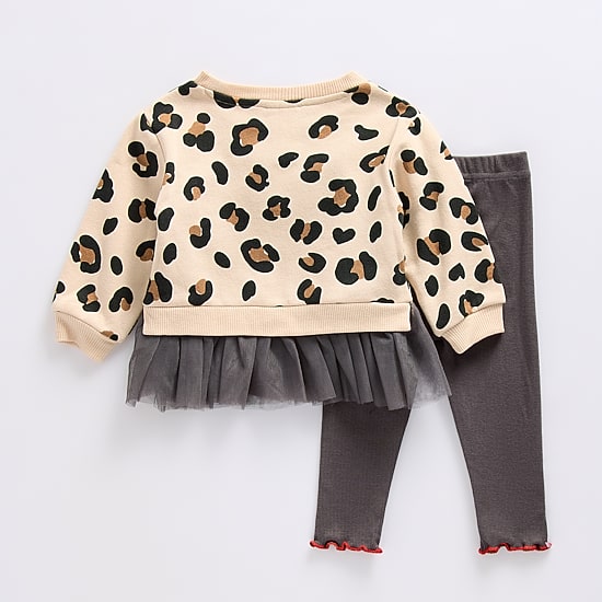 Baby Girls Minnie Mouse Knit 2-pc. Pant Set