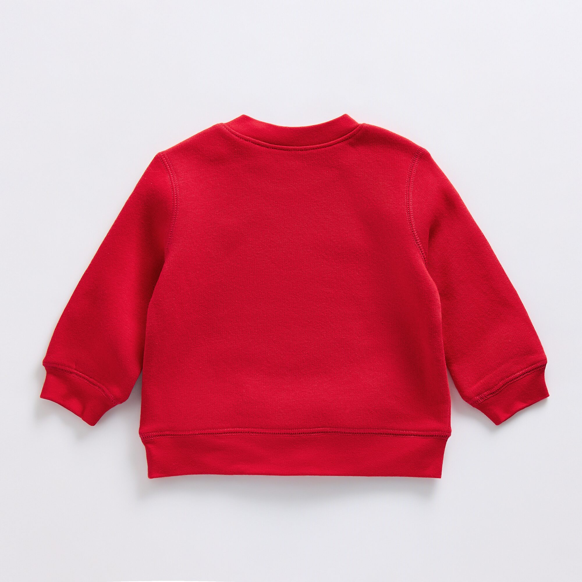 Okie Dokie Baby Boys Round Neck Fleece Long Sleeve Sweatshirt