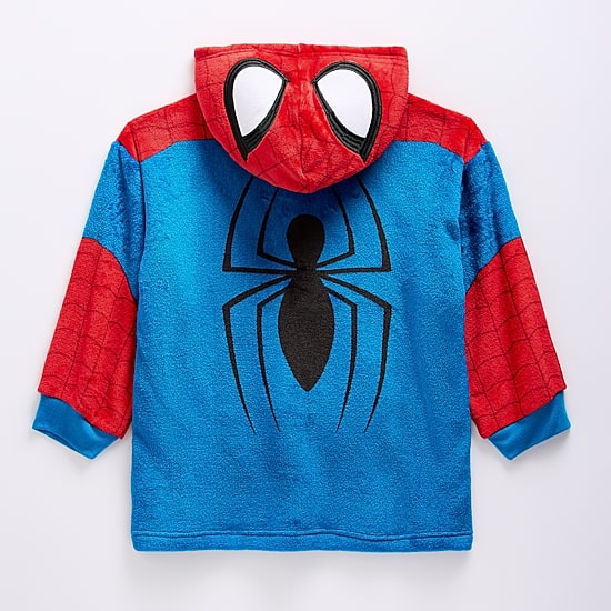 Disney Collection Girls Long Sleeve Marvel Spiderman Fleece Hoodie