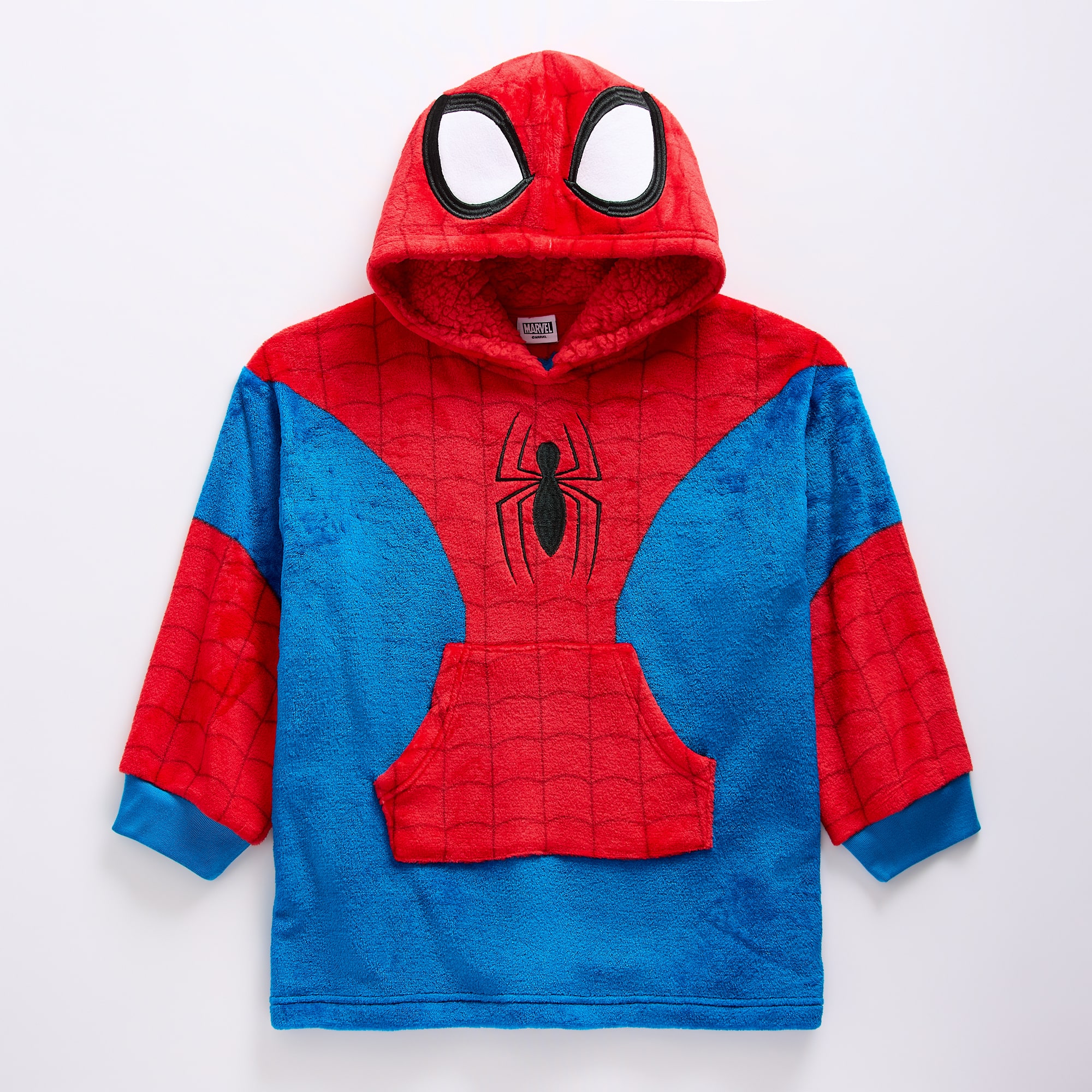 Disney Collection Girls Long Sleeve Marvel Spiderman Fleece Hoodie
