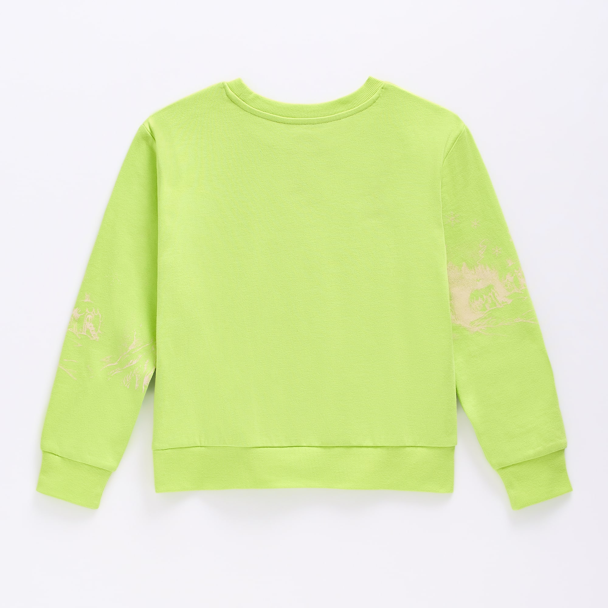 Little & Big Kid Girls Crew Neck Fleece Long Sleeve Grinch Sweatshirt