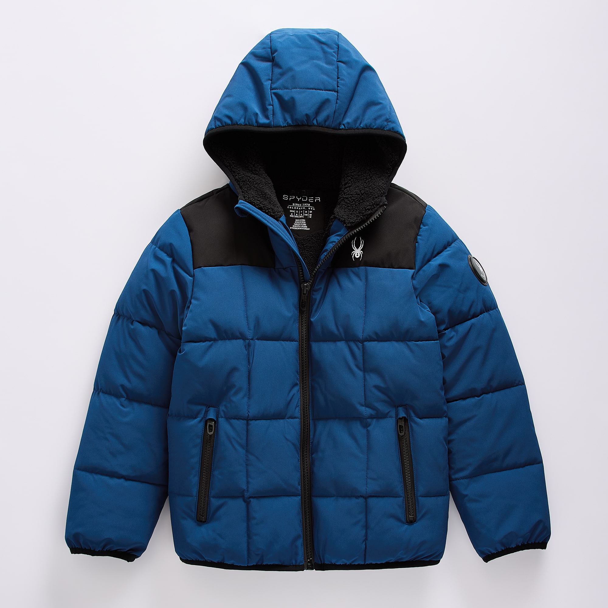Spyder Little & Big Kid Boys Weather Resistant Midweight Puffer Jacket