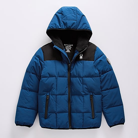 Spyder Little & Big Kid Boys Weather Resistant Midweight Puffer Jacket