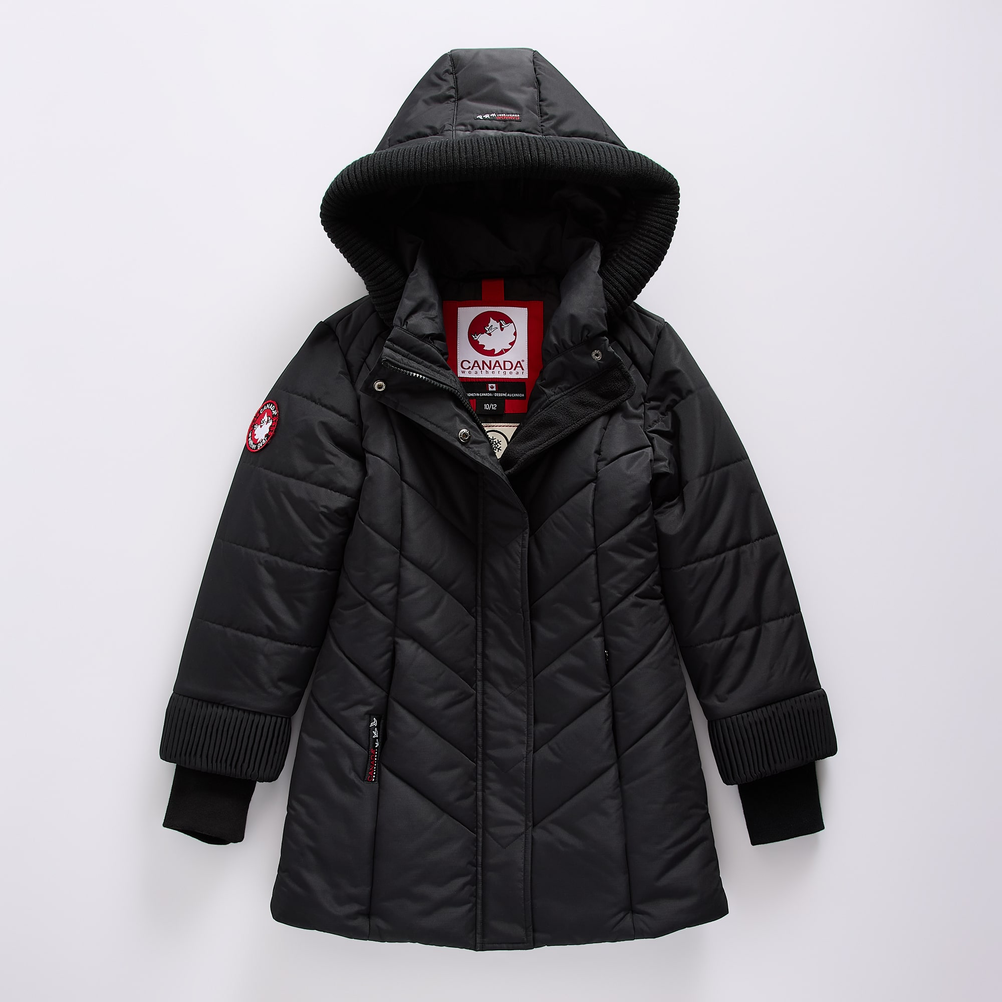 Canada Weather Gear Girls Water Resistant Heavyweight Parka