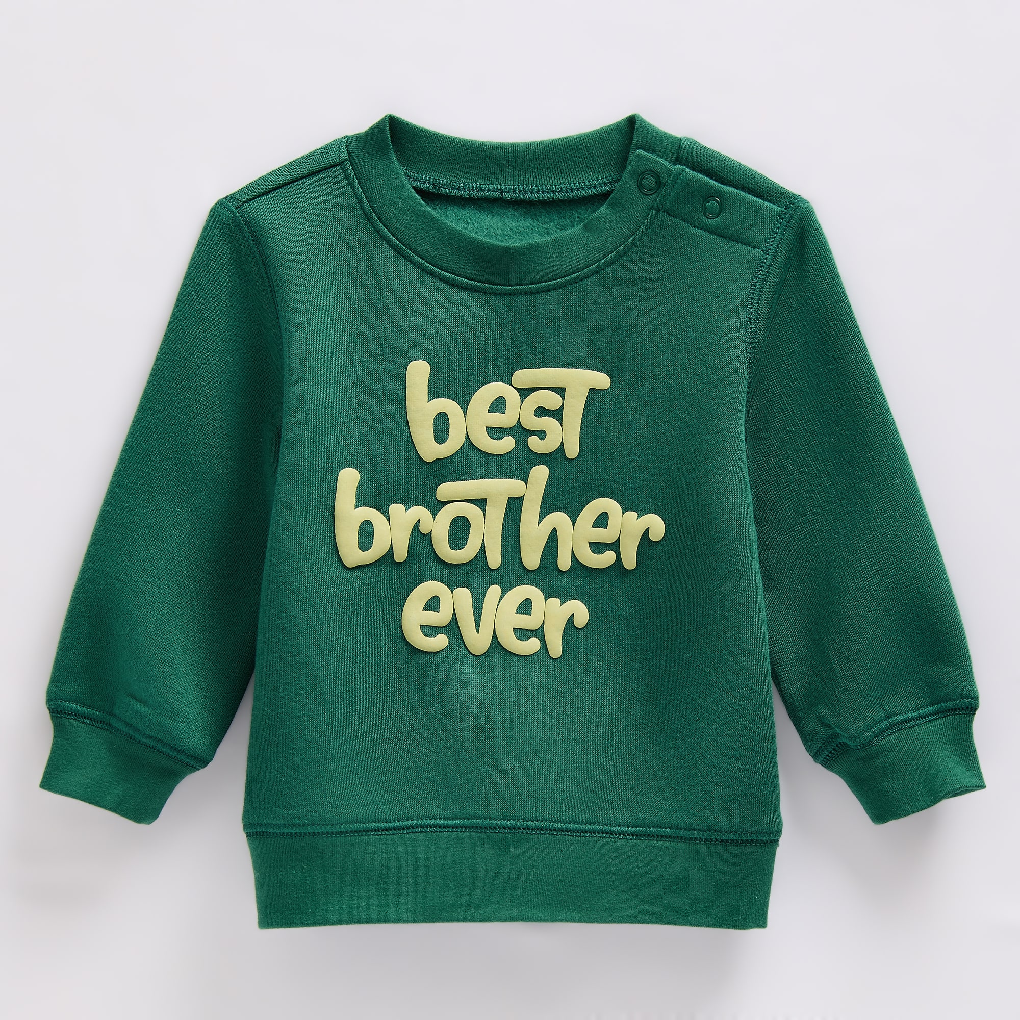 Okie Dokie Baby Girls Round Neck Fleece Long Sleeve Sweatshirt
