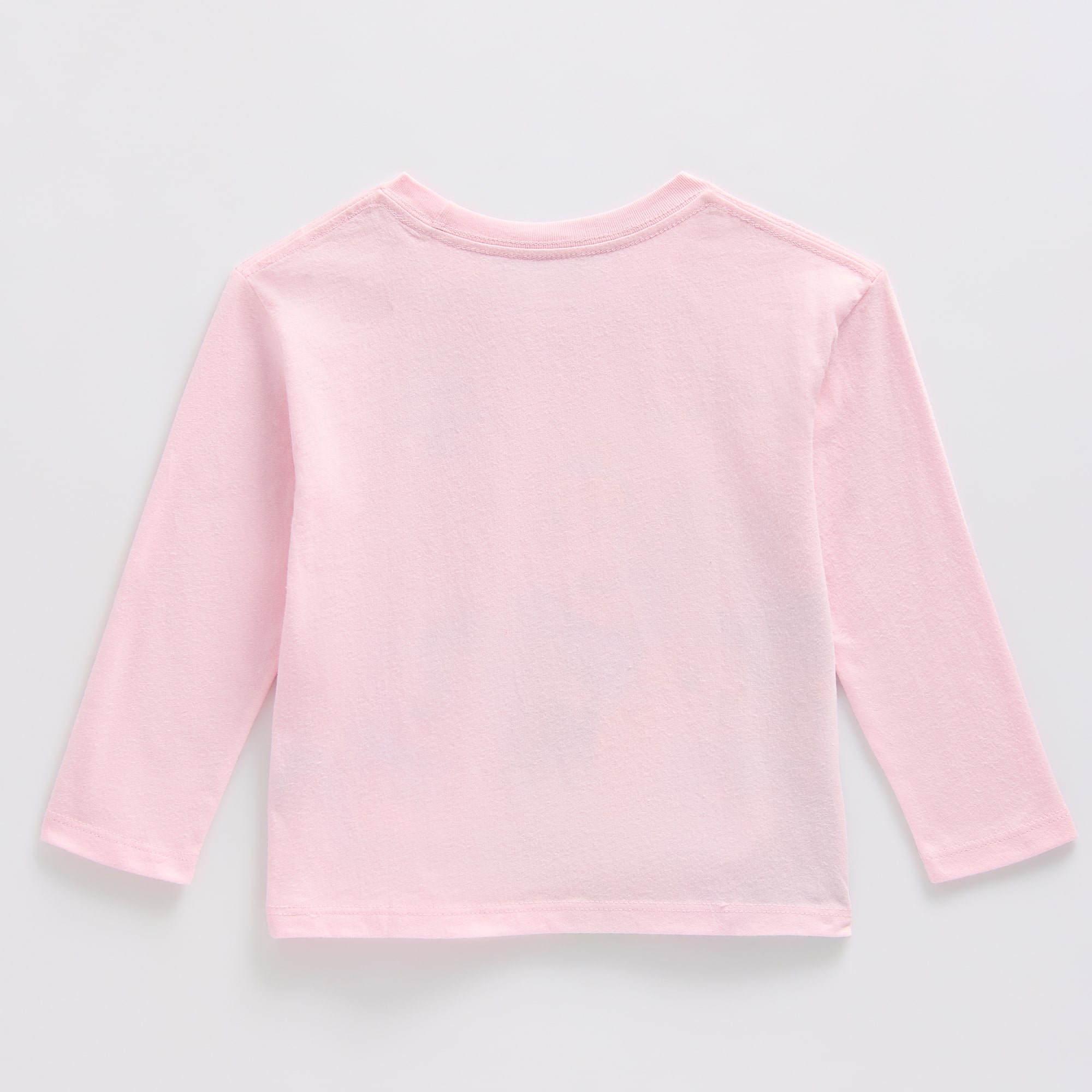 Toddler Girls Crew Neck Long Sleeve Regular Fit Princess Graphic T-Shirt