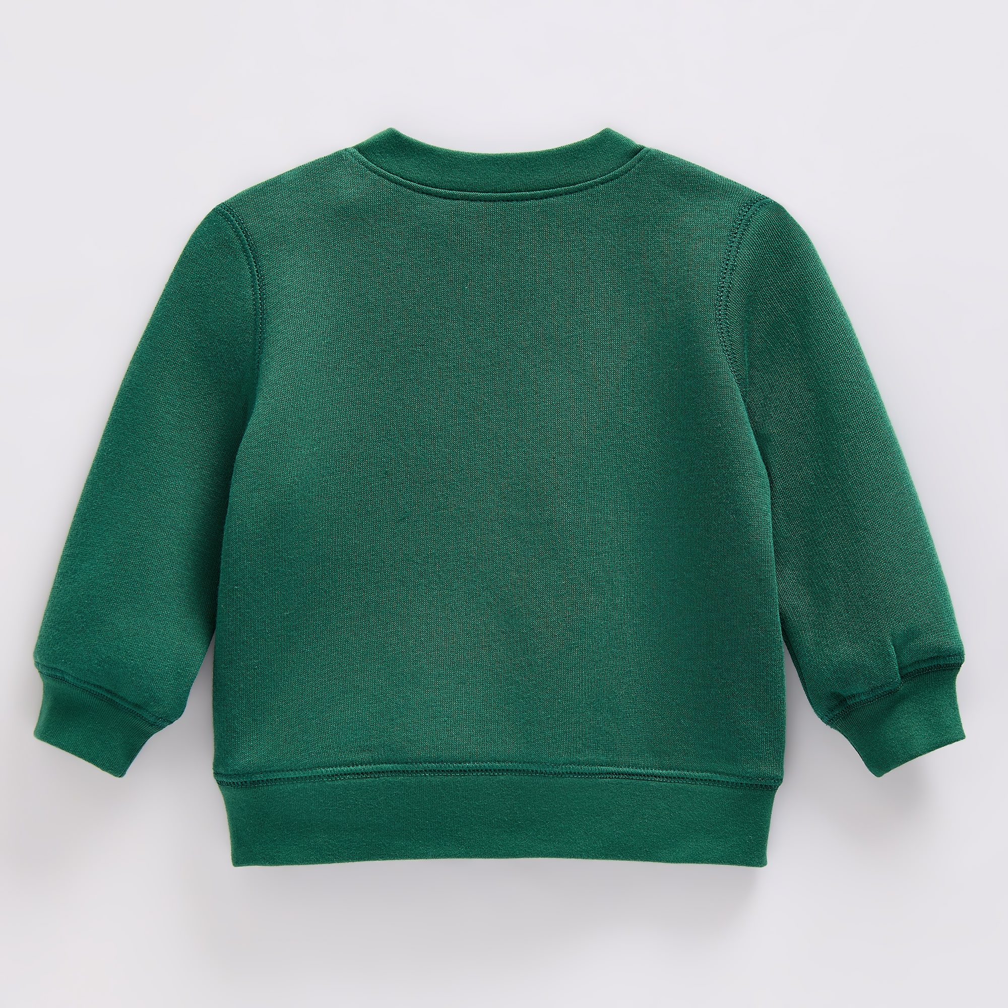 Okie Dokie Baby Girls Round Neck Fleece Long Sleeve Sweatshirt