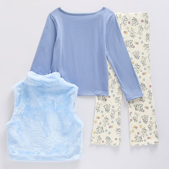 Toddler Girls Jersey 3-pc. Bluey Legging Set