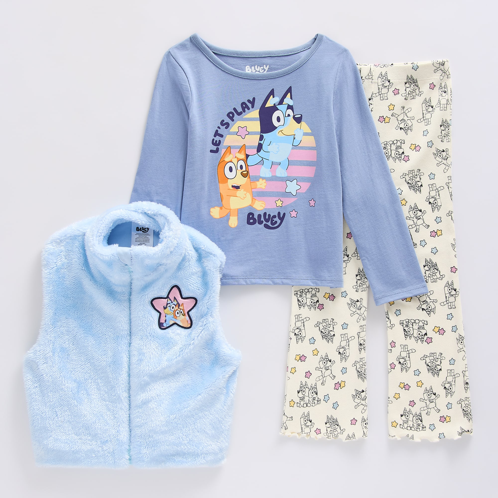 Toddler Girls 3-pc. Bluey Legging Set