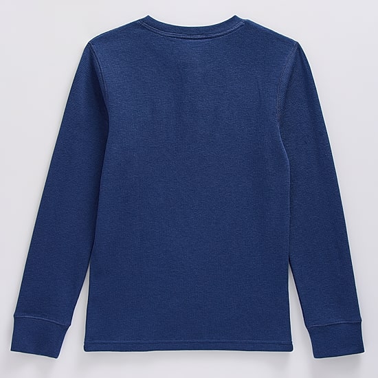 Thereabouts Little & Big Kid Boys Henley Neck Long Sleeve Regular Fit Thermal Top