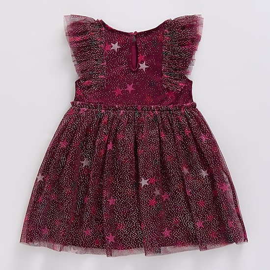 Okie Dokie Toddler & Little Girls Ruffled Short Sleeve Tutu Dress