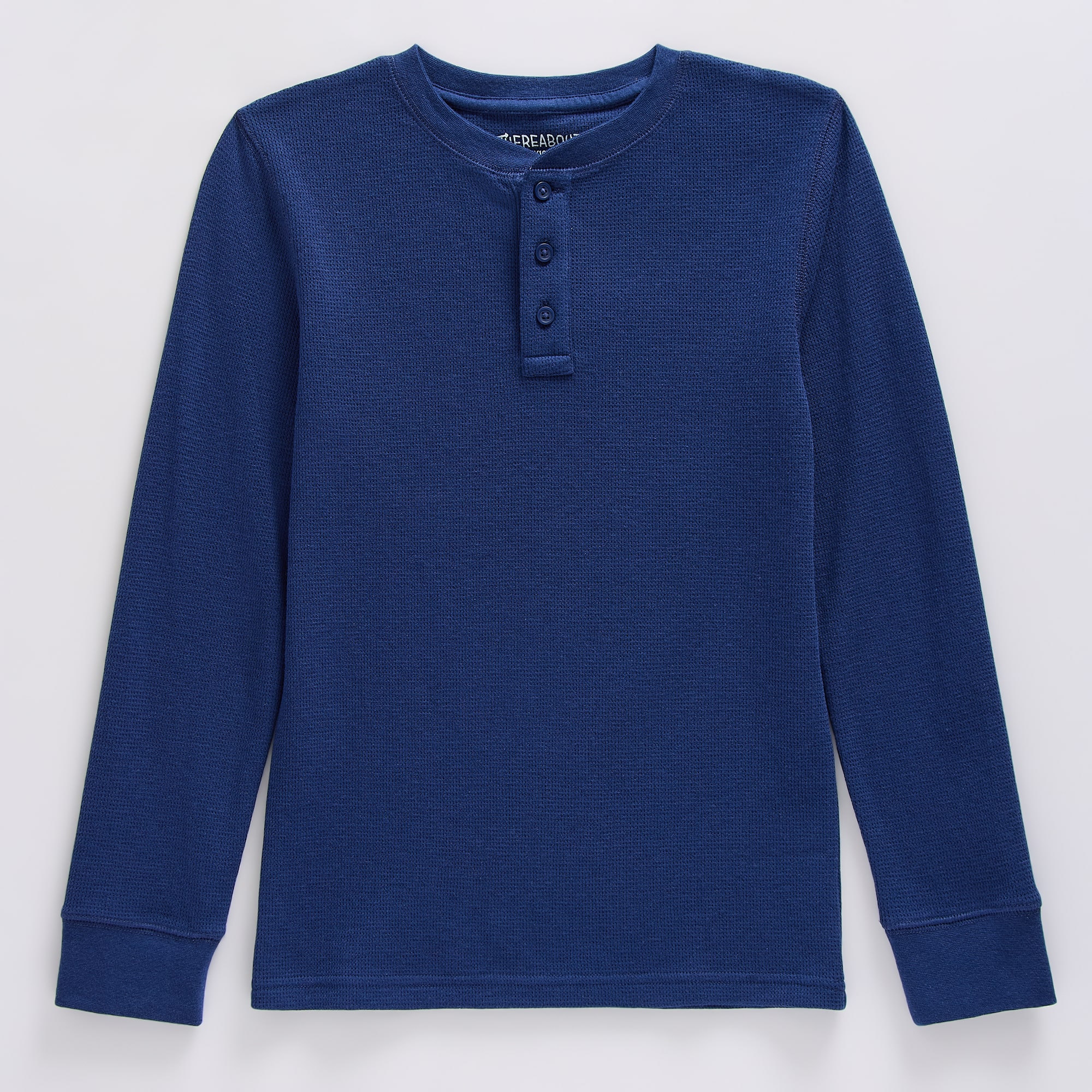 Thereabouts Little & Big Kid Boys Henley Neck Long Sleeve Regular Fit Thermal Top