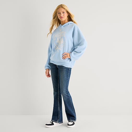 Disney Princess Hoodie Womens Long Sleeve Fleece Hoodie