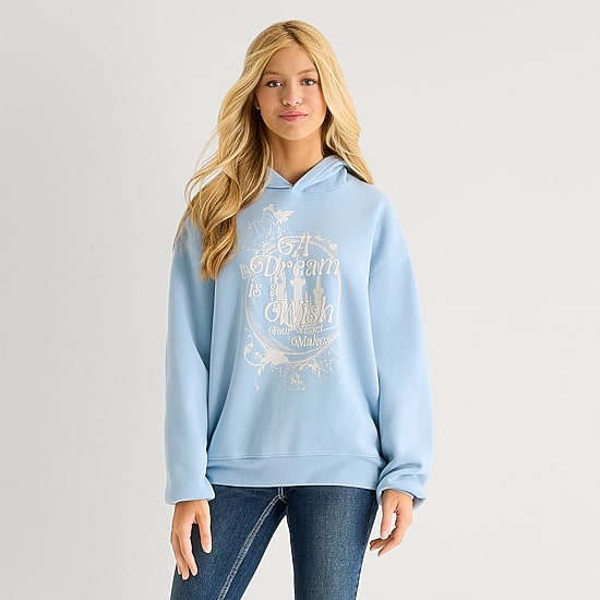 Disney Princess Hoodie Womens Long Sleeve Fleece Hoodie
