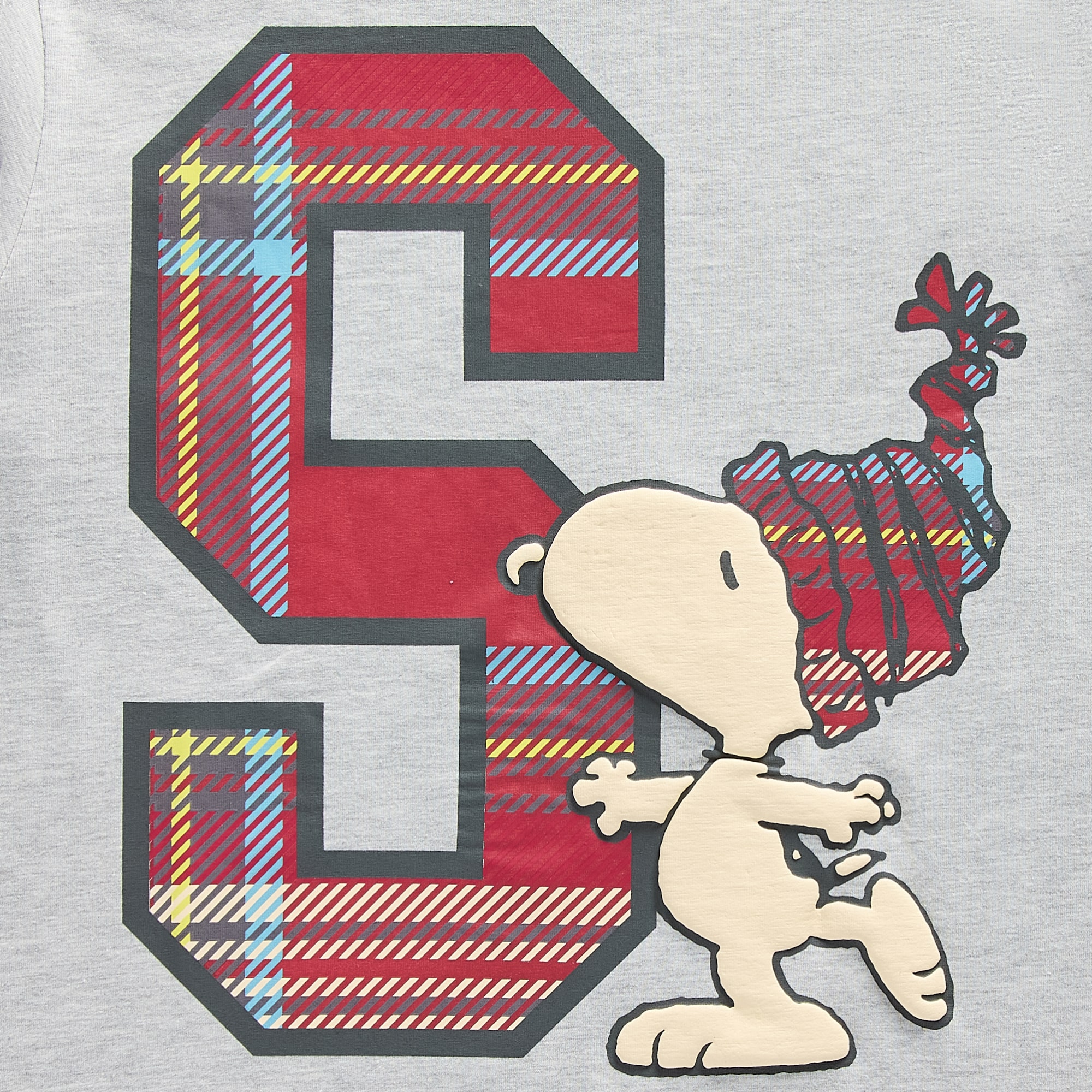Grayson Threads, The Label Snoopy Holiday Boyfriend Tee Womens Juniors Crew Neck Short Sleeve Relaxed Fit Graphic T-Shirt