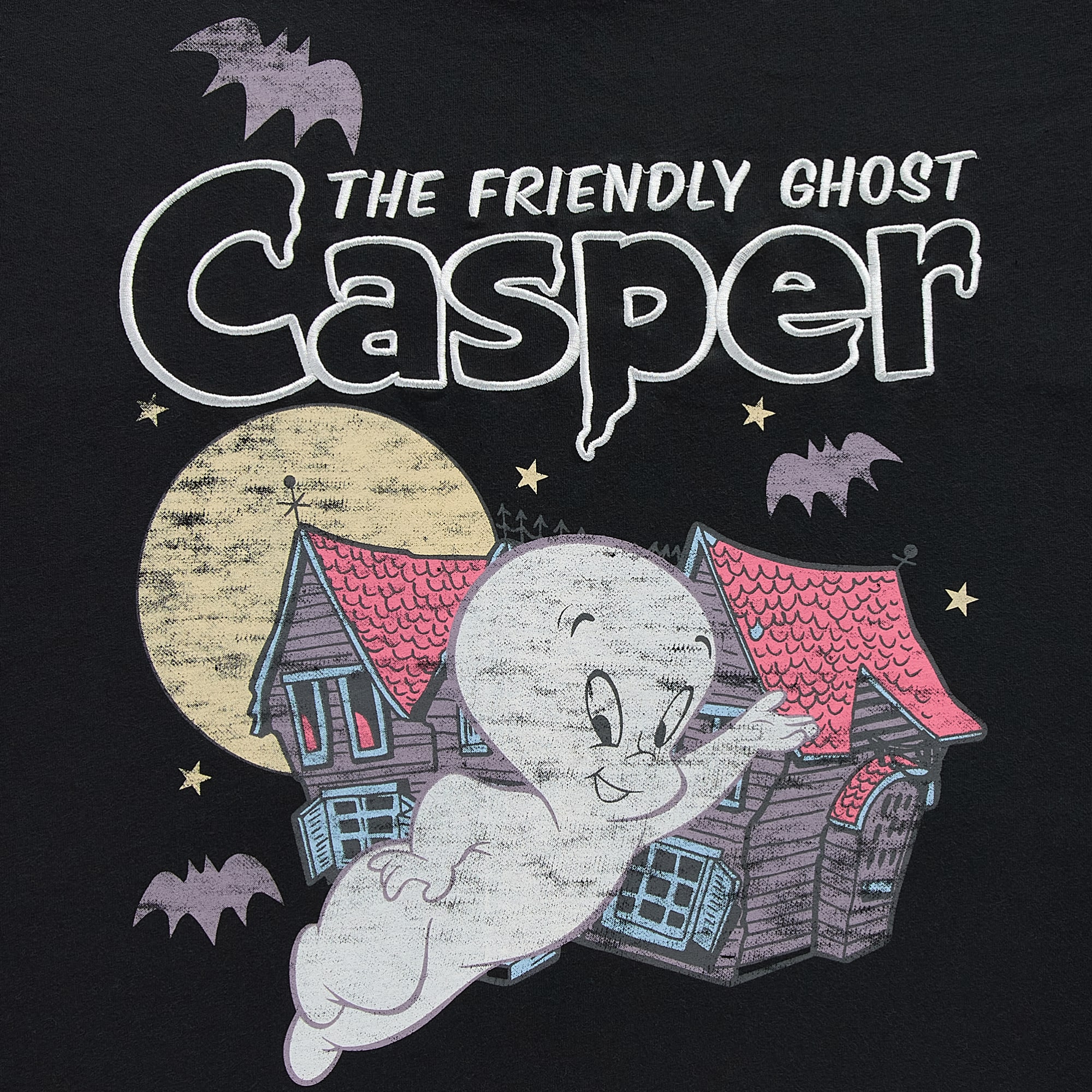 Casper Womens Juniors Crew Neck Short Sleeve Oversized Graphic T-Shirt