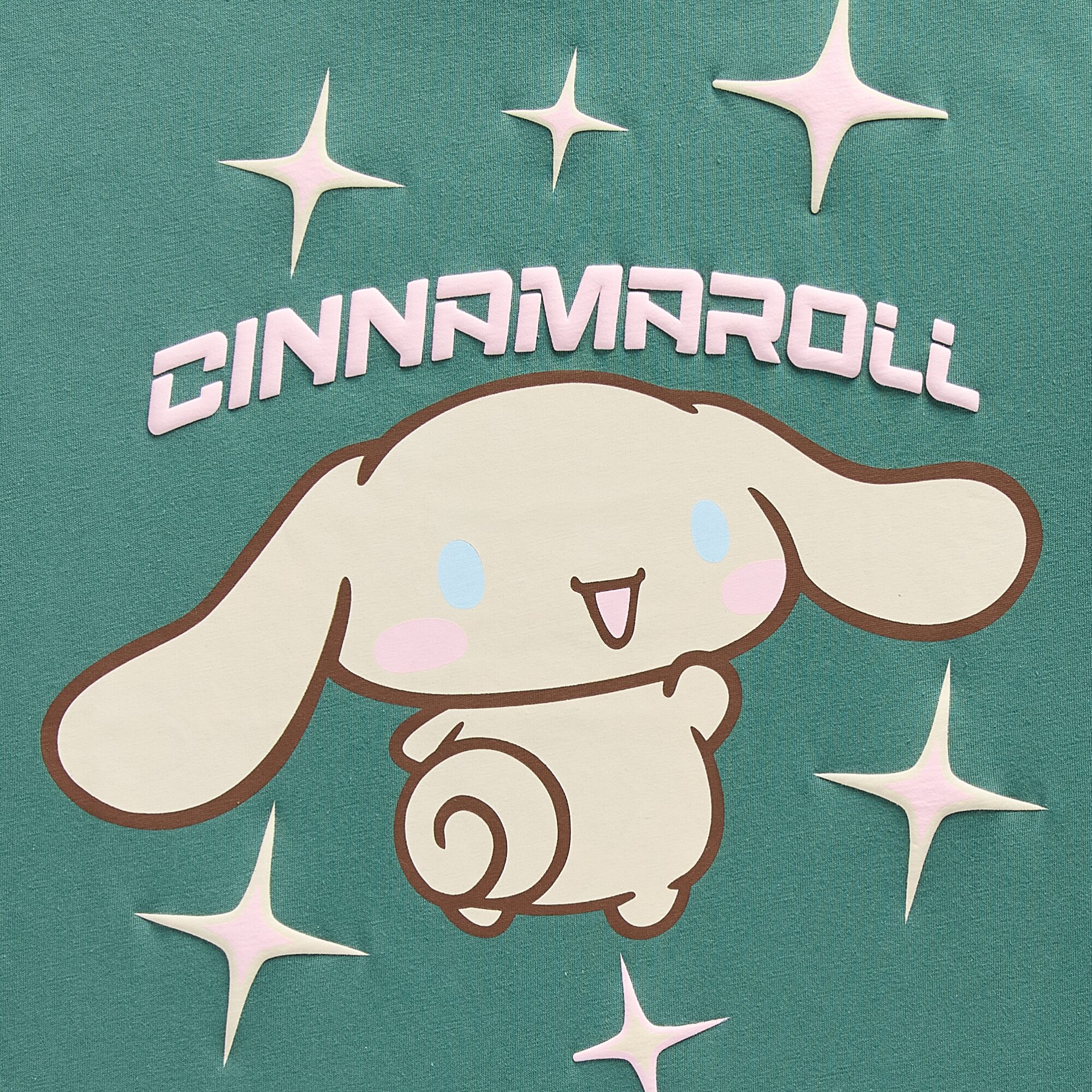 Grayson Threads, The Label Cinnamoroll Boyfriend Tee Womens Juniors Crew Neck Short Sleeve Relaxed Fit Graphic T-Shirt