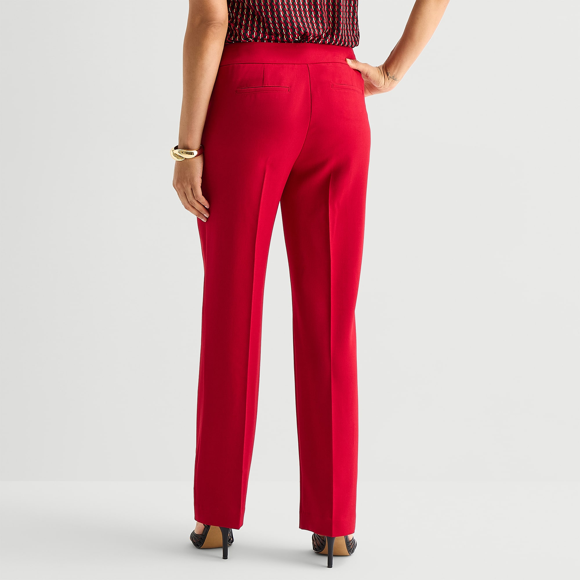 Black Label by Evan-Picone Womens Classic Fit Straight Suit Pant