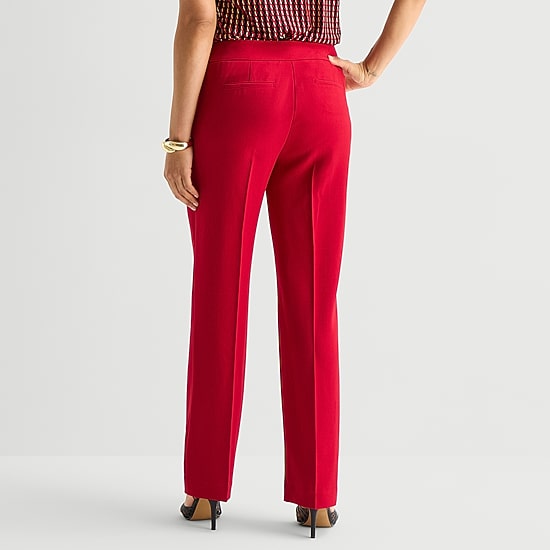 Black Label by Evan-Picone Womens Classic Fit Straight Suit Pant