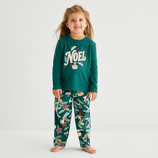 North Pole Trading Co. Toddler Unisex Crew Neck Long Sleeve 2-pc. Matching Family Pajama Set