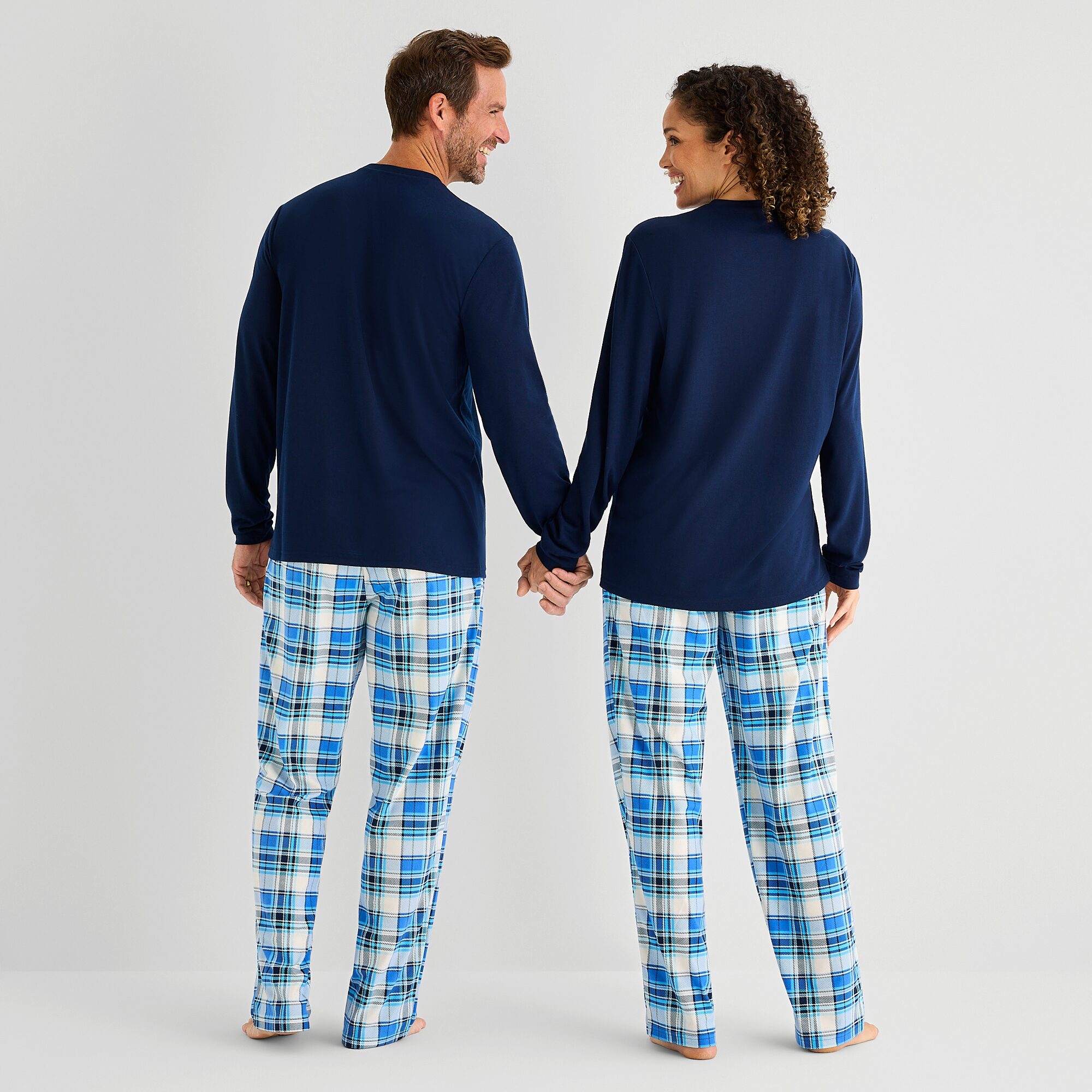 North Pole Trading Co. Unisex Adult Crew Neck Long Sleeve 2-pc. Matching Family Pajama Set