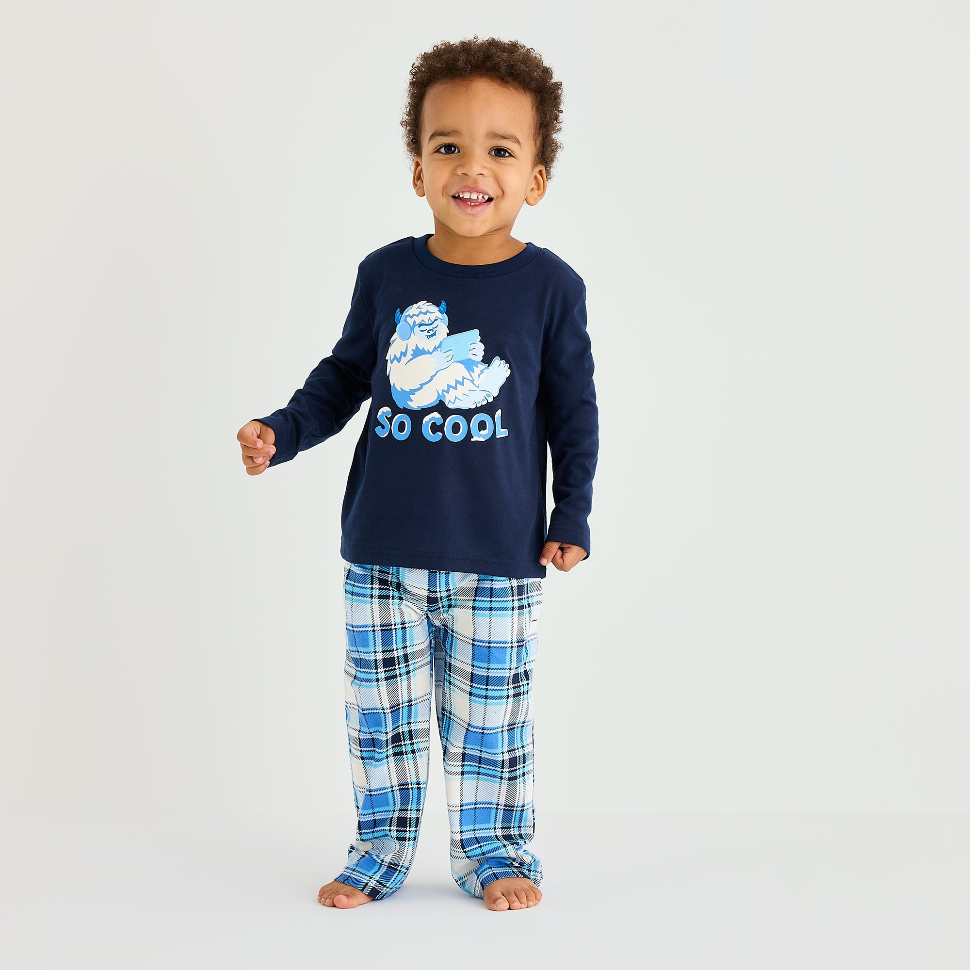 North Pole Trading Co. Toddler Unisex Crew Neck Long Sleeve 2-pc. Matching Family Pajama Set