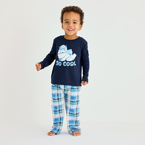 North Pole Trading Co. Toddler Unisex Crew Neck Long Sleeve 2-pc. Matching Family Pajama Set