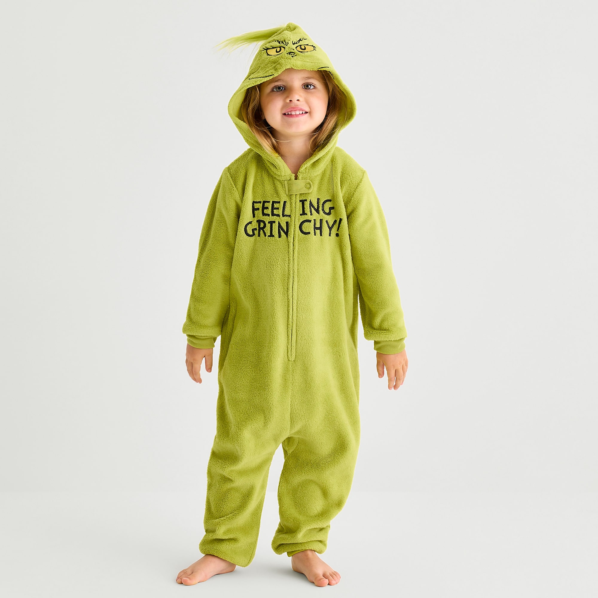 Unisex Dr. Seuss Grinch Long Sleeve Matching Family Pajama Set