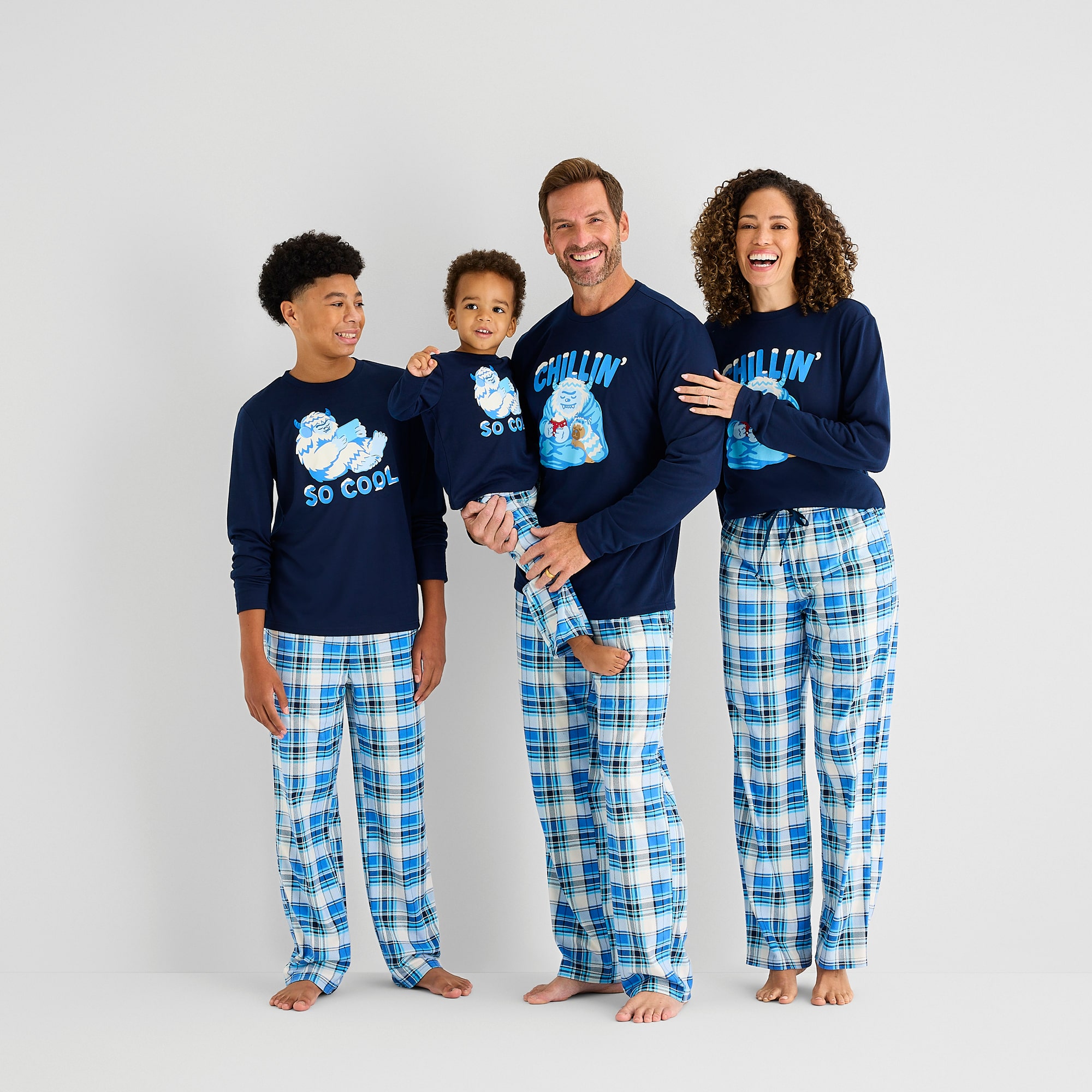 North Pole Trading Co. Unisex Adult Crew Neck Long Sleeve 2-pc. Matching Family Pajama Set