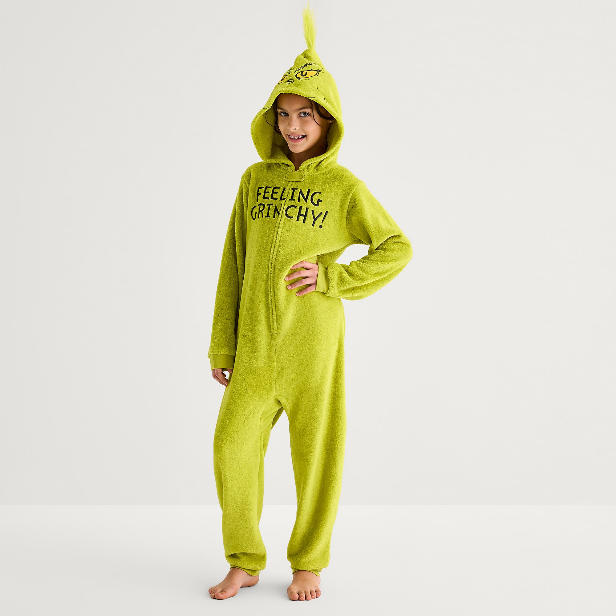 Unisex Dr. Seuss Grinch Long Sleeve Matching Family Pajama Set