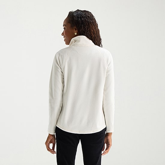 St. John's Bay Womens Tall Mock Neck Long Sleeve Quarter-Zip Pullover