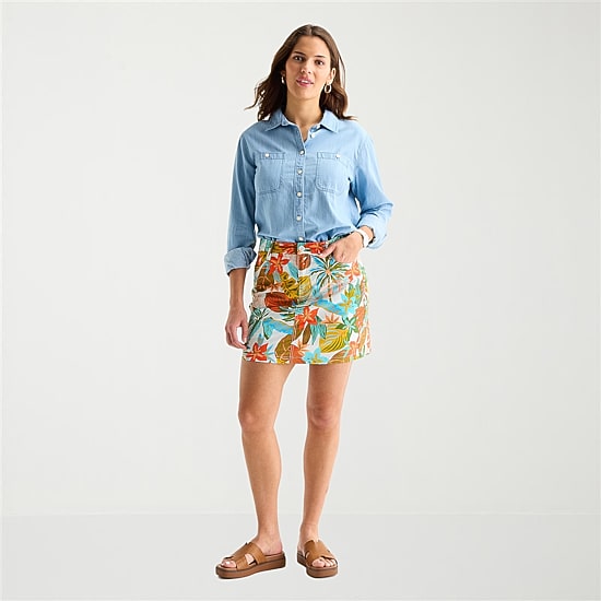 St. John's Bay Womens 4 1/2" Petite Chino Short