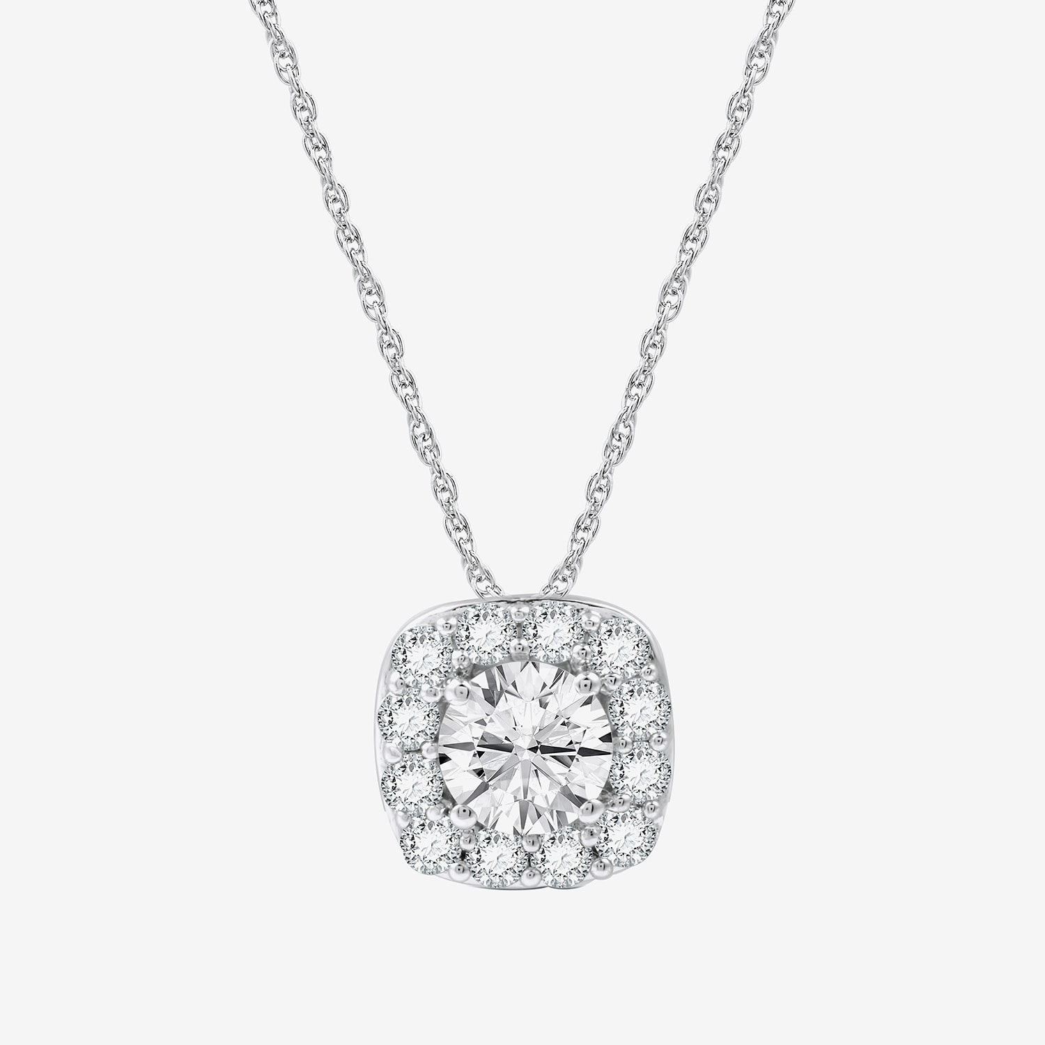 Timeless Yes, Please! Womens Lab Created White Sapphire Pure Silver Over Brass Cushion 2-pc. Jewelry Set