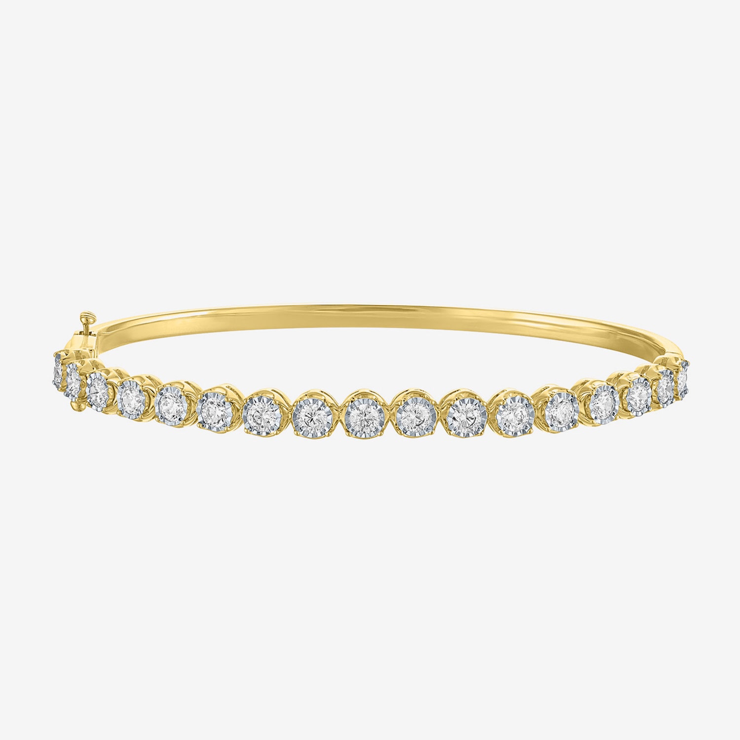 (G-H / Si1-Si2) Womens 2 CT. T.W. Lab Created White Diamond Sterling Silver 7 Inch Tennis Bracelet
