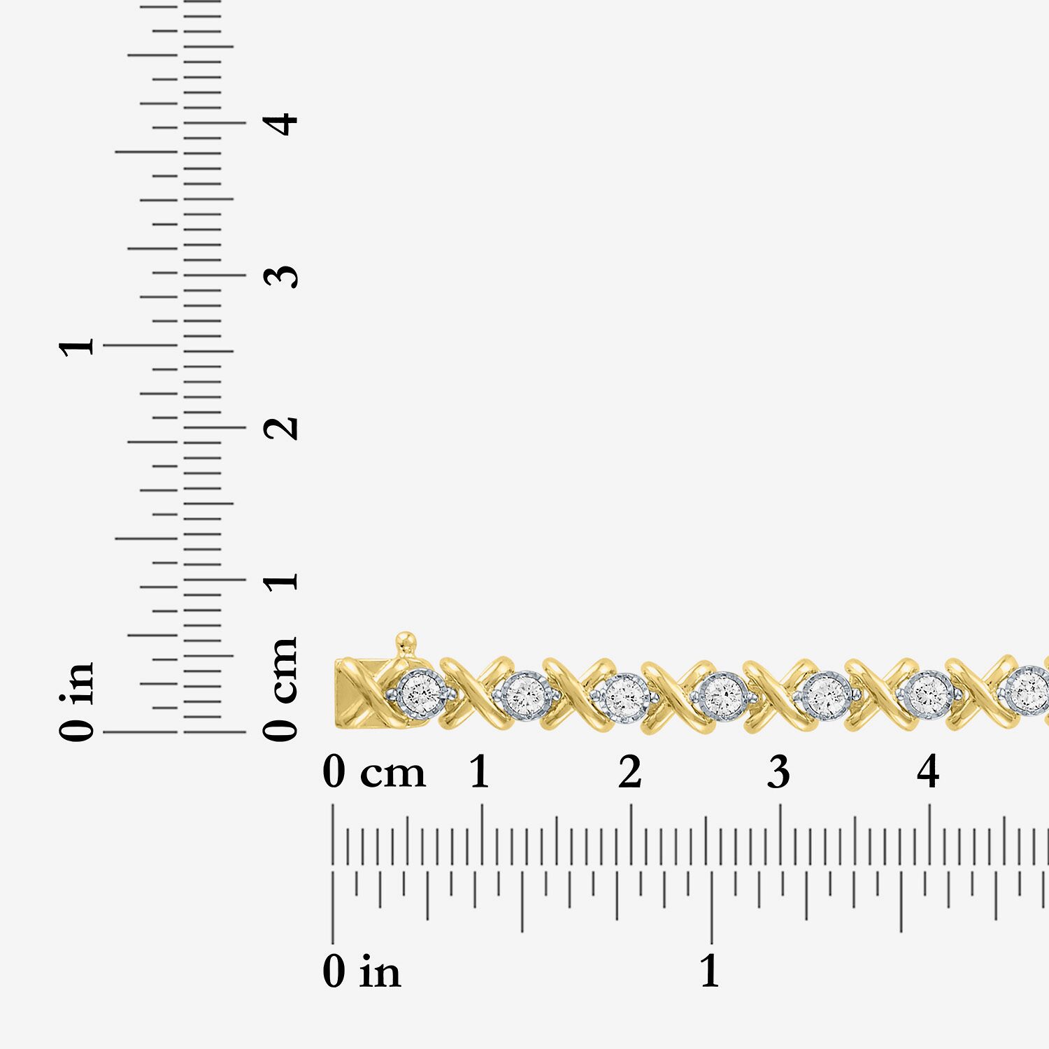 G-H / Si1-Si2) Womens 2 CT. T.W. Lab Grown White Diamond Sterling Silver Inch Tennis Bracelet