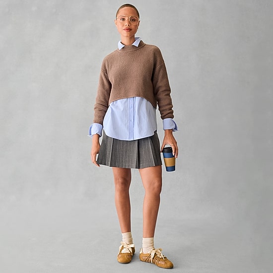 A.N.A Womens Mock Neck Long Sleeve Pullover Sweater