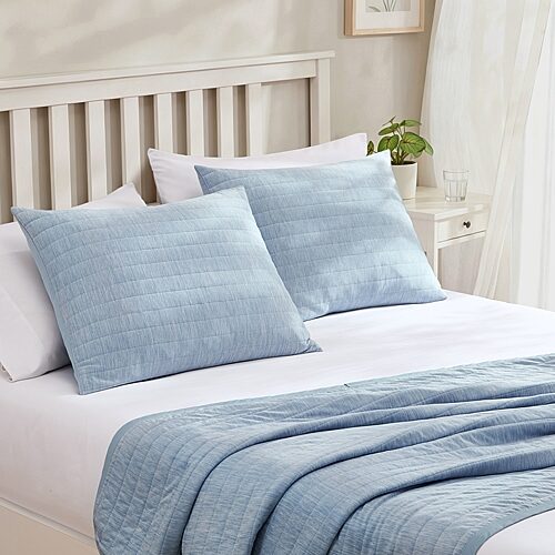 Swift Home Cooling Pillow Sham In Blue