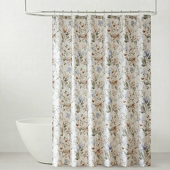 Harbor House Herbal Cotton Shower Curtain