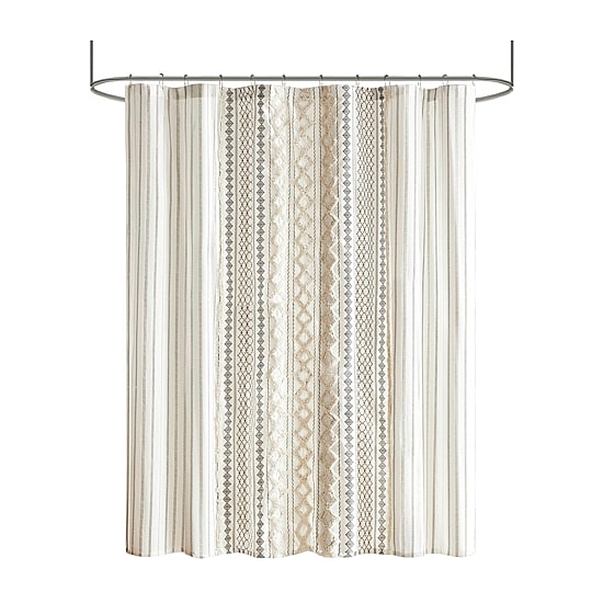 INK+IVY Imani Cotton Shower Curtain