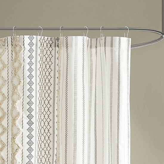 INK+IVY Imani Cotton Shower Curtain